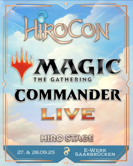 Magic the Gathering Commander Live auf der Hiro Con - die Community und Nerd Convention im Saarland