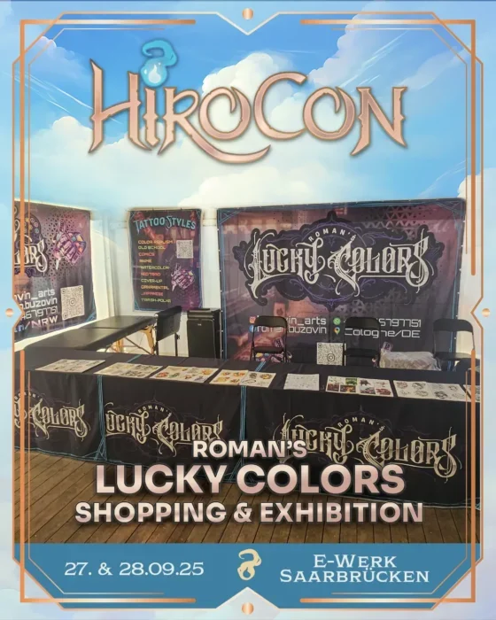 Romans Lucky Colours auf der Hiro Con Community und Nerd Convention Saar