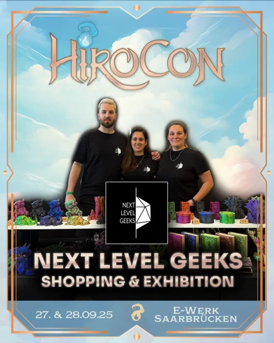 Next Level Geeks Shopping & Exhibition auf der Hiro Con Community und Nerd Convention Saar