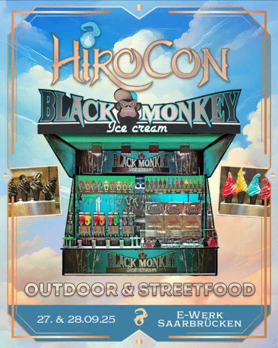 Black Monkey Ice Cream auf der HiroCon