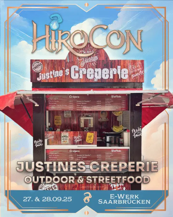 Justine‘s Creperie auf der HiroCon