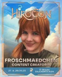 froschmaedchen auf der HiroCon