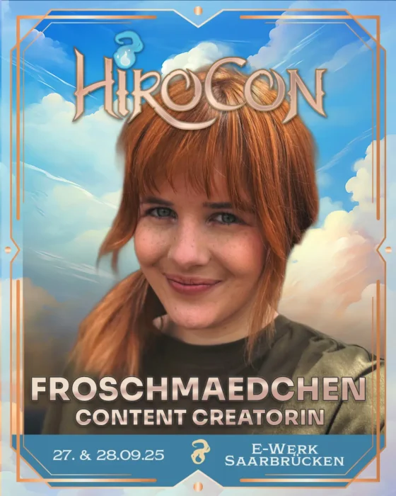 froschmaedchen auf der HiroCon