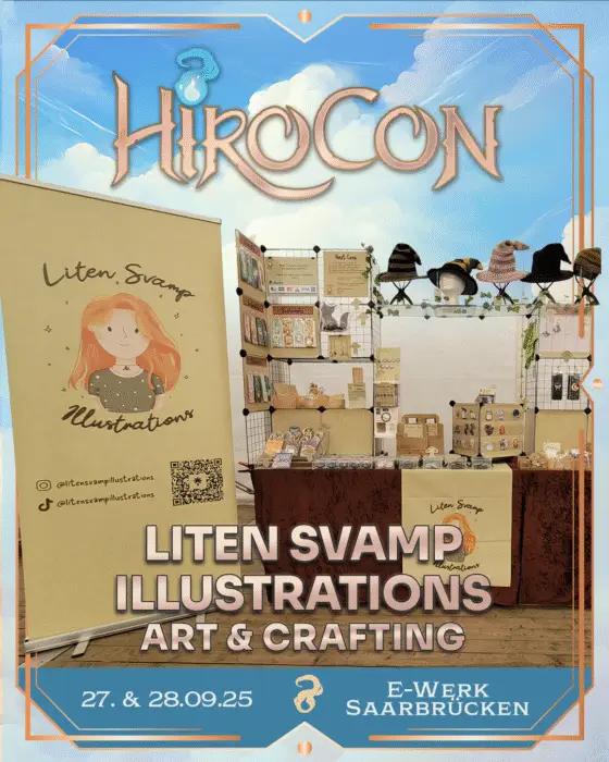 Liten Svamp Illustrations auf der HiroCon