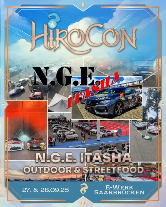 N.G.E. Itasha auf der HiroCon