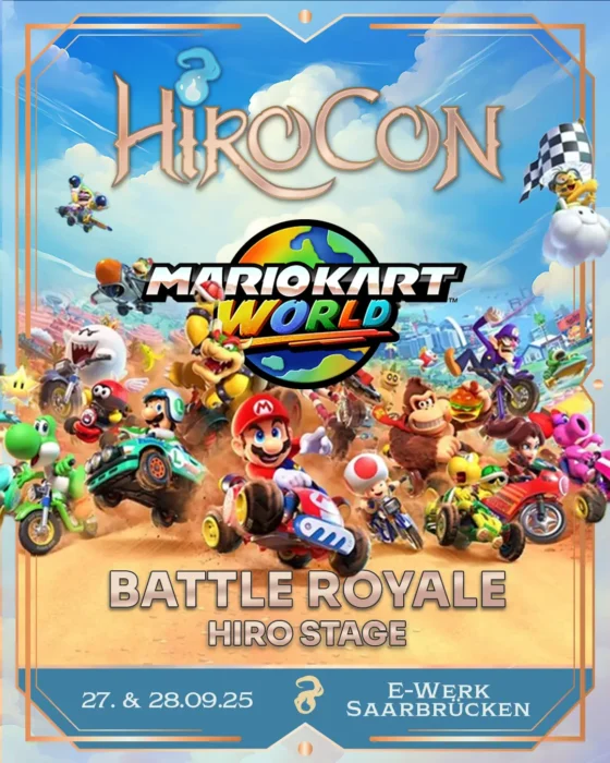 Community Rennen Mario Kart World auf der HiroCon