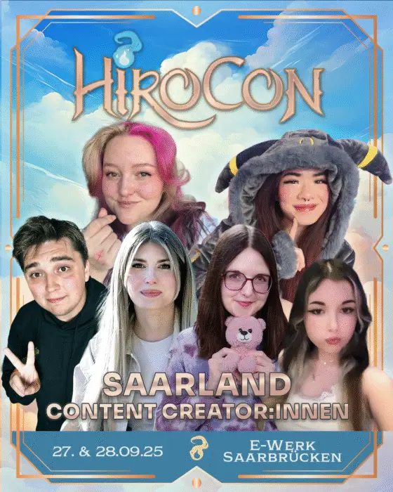 Saarländische Content Creator*innen auf der HiroCon