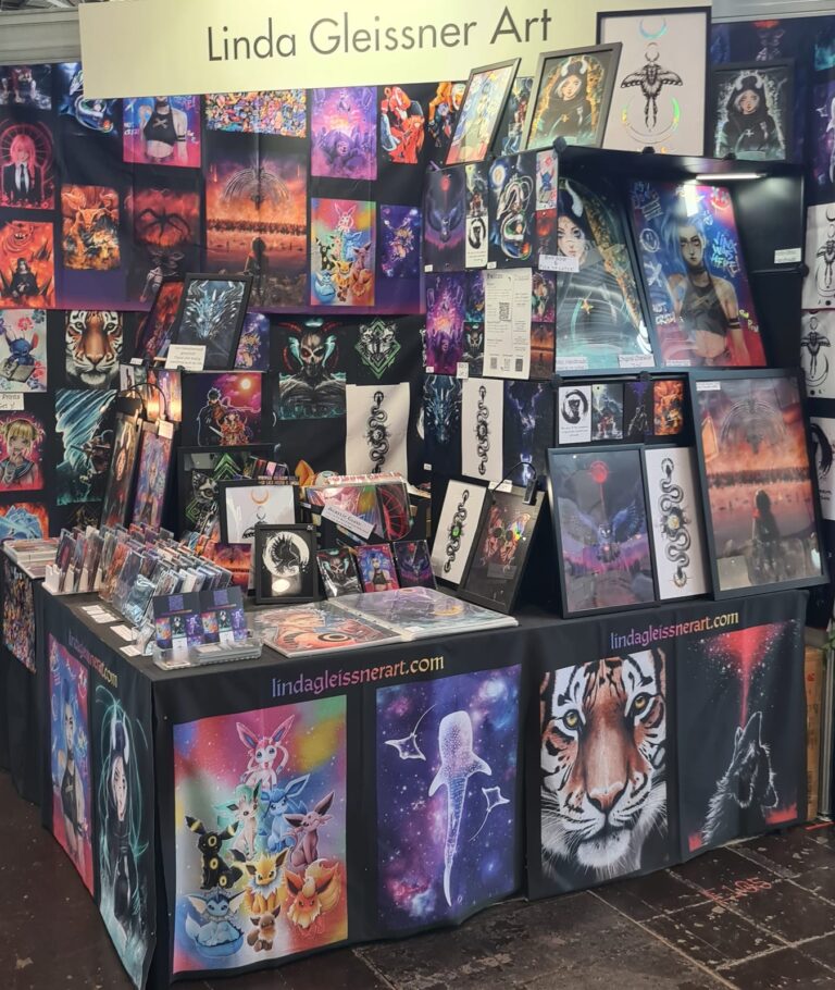 Linda Gleissner Art auf der HiroCon