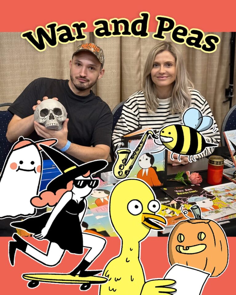 War and Peas auf der HiroCon