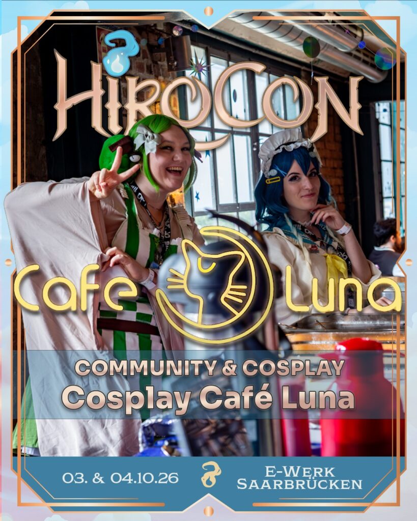Cosplay Café Luna in der Community & Cosplay Area der HiroCon