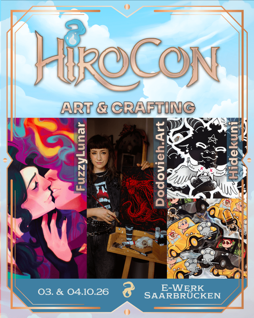 Announcement-Grafik: Dodovieh.Art auf der HiroCon 2026