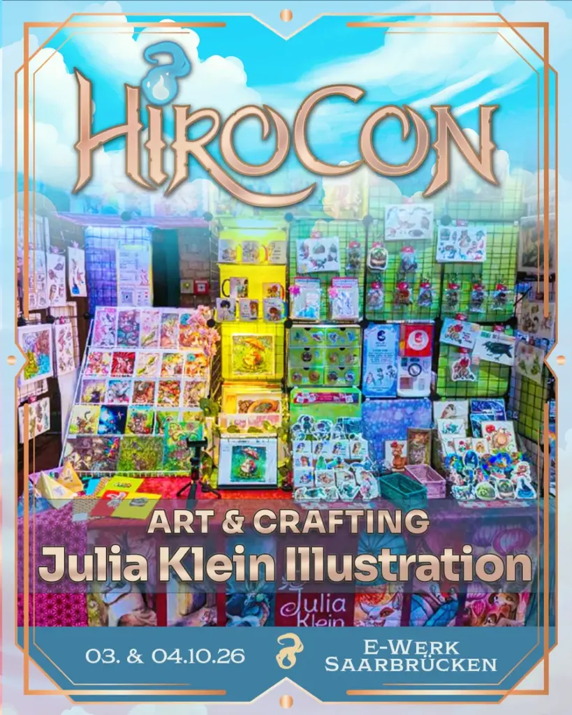 Julia Klein Illustration – Artist im Bereich Art & Crafting auf der HiroCon 2026 in Saarbrücken