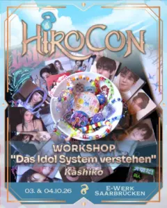 Ankündigungsgrafik Das Idol-System verstehen auf der HiroCon 2026