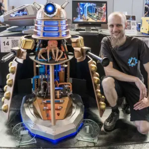 RandomDesign mit seinem selbstgebauten Dalek