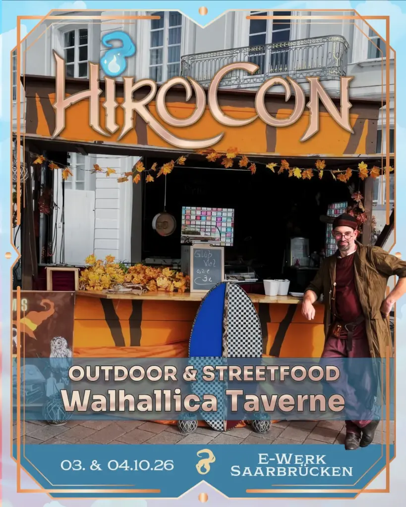 Walhallica Taverne auf der HiroCon 2026 – Outdoor & Streetfood