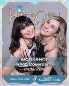 Ankündigungsgrafik Workshop: Kpop Dance Cover mit B4Dancing auf der HiroCon 2026