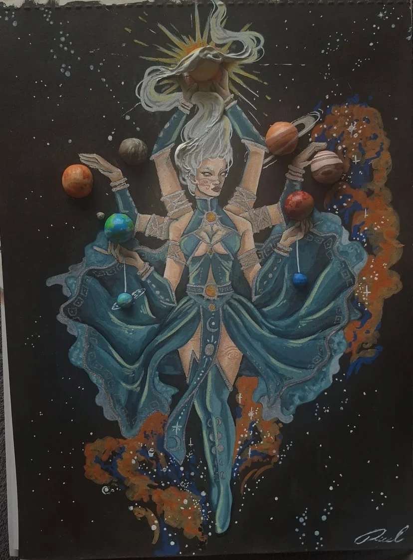 „mother of planets“ von Kleine_Zwiebel – Art Contest HiroCon 2026